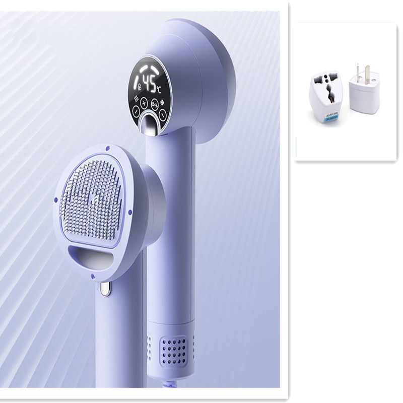Smart Pet Hair Dryer & Grooming Comb – Silent Dog & Cat Blow Dryer Brush