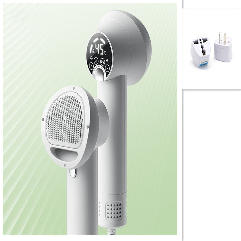 Smart Pet Hair Dryer & Grooming Comb – Silent Dog & Cat Blow Dryer Brush