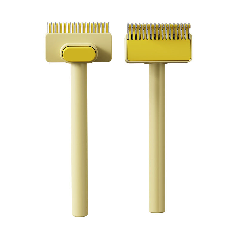 Pet Detangling Grooming Comb – Dog & Cat Hair Knot Remover Brush