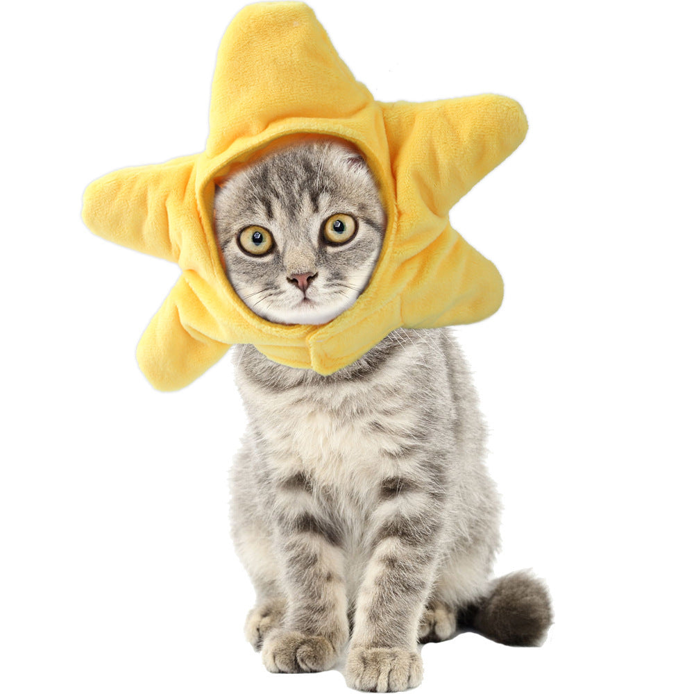 Funny Curly Hair Pet Hat for Cats & Dogs | Cute Wig Costume for Pets