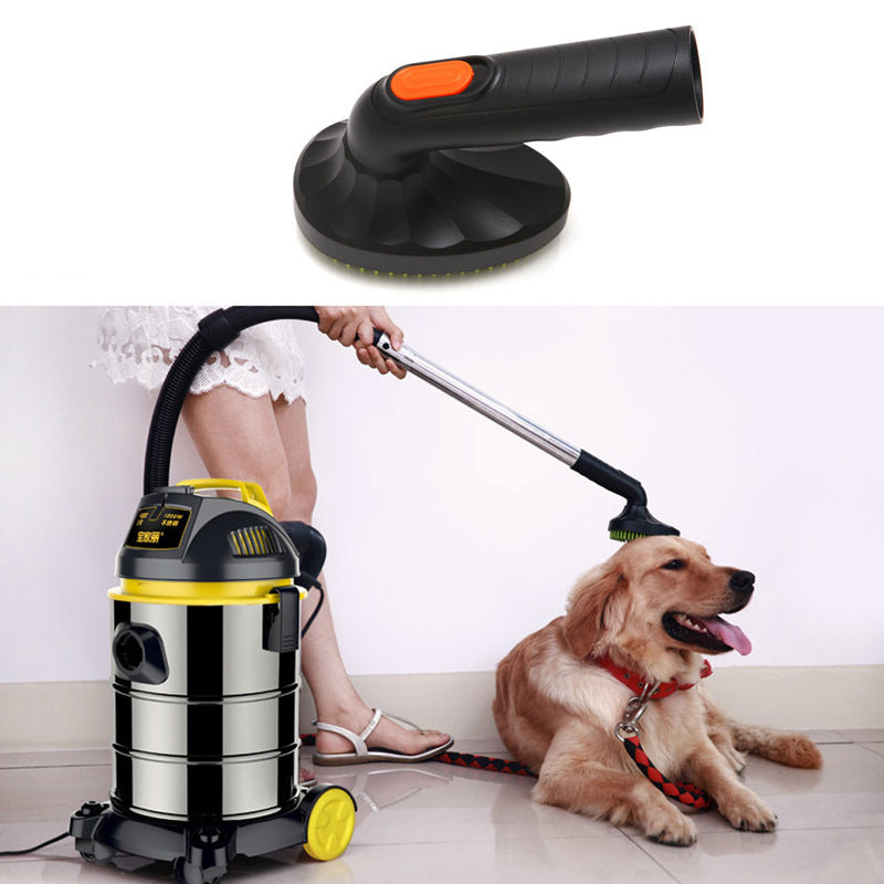 Pet Grooming Brush Vacuum Cleaner Attachment – Dog & Cat Hair Remover Grooming Tool