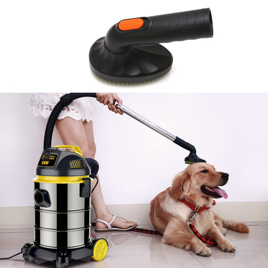 Pet Grooming Brush Vacuum Cleaner Attachment – Dog & Cat Hair Remover Grooming Tool