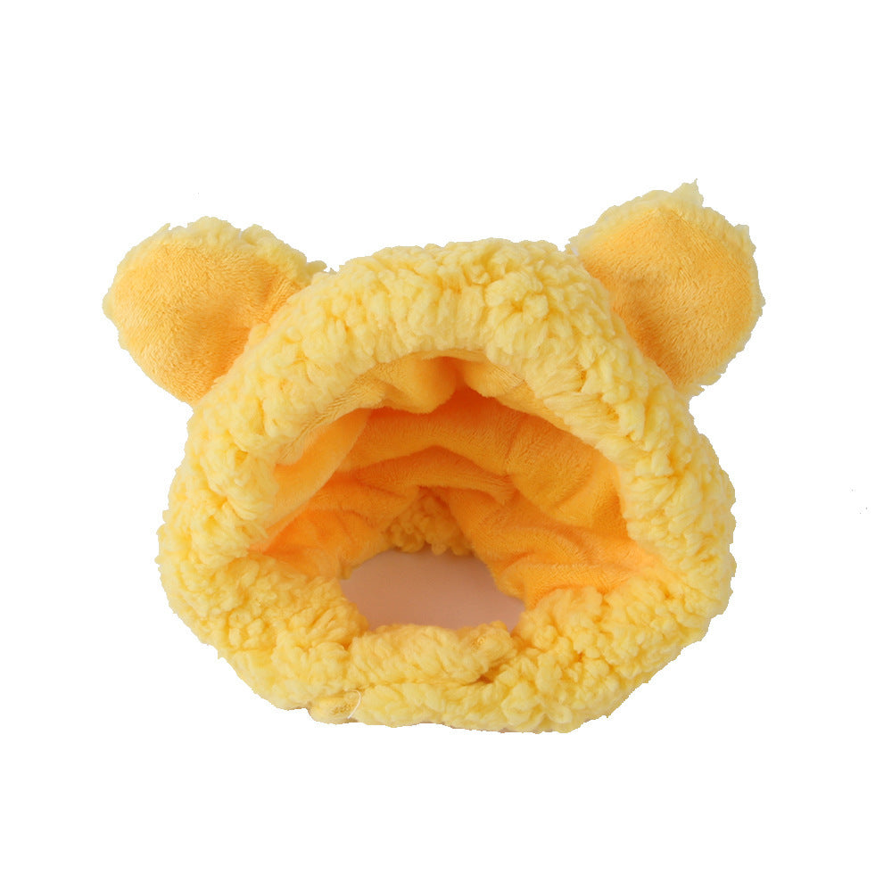 Funny Curly Hair Pet Hat for Cats & Dogs | Cute Wig Costume for Pets