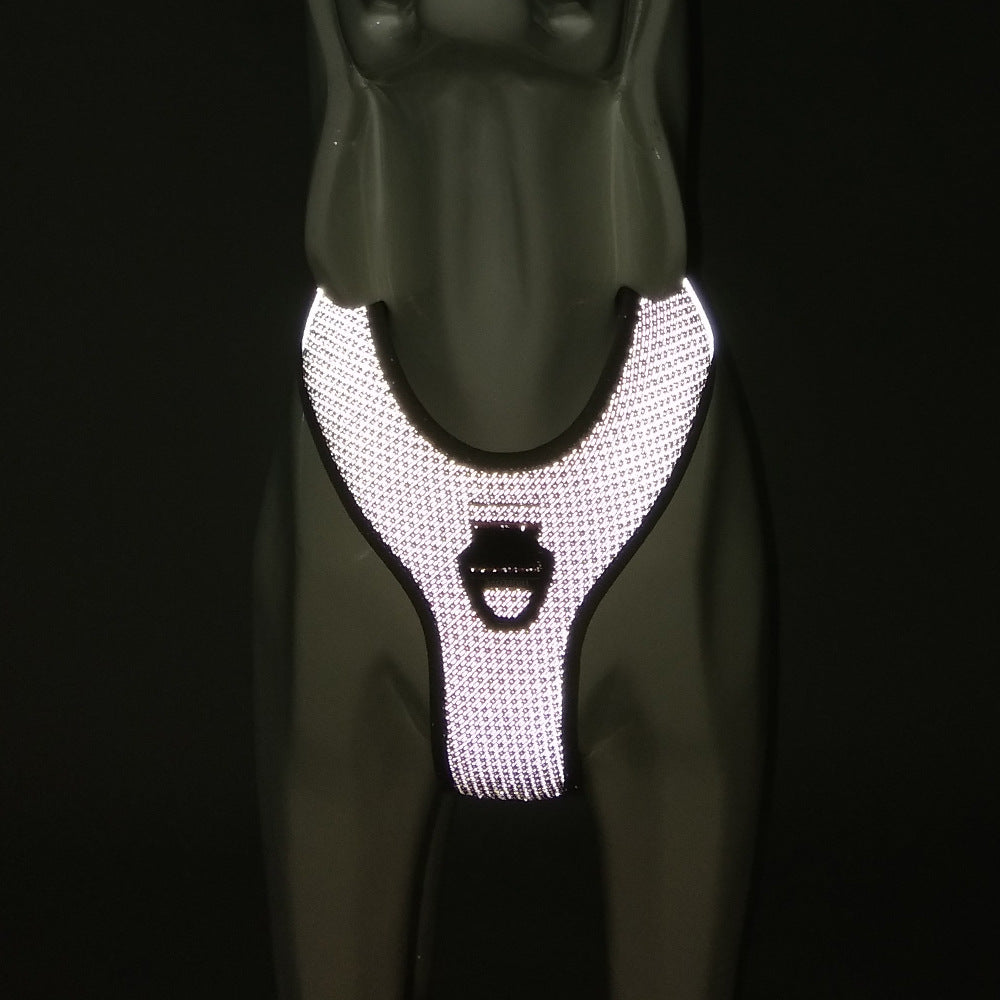 Reflective Dog Harness Vest – Explosion-Proof Adjustable Pet Walking Tank Top