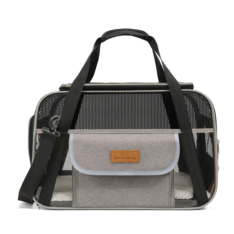 Breathable Oxford Cloth Pet Carrier Shoulder Bag for Small Dogs & Cats – Portable Pet Sling Bag