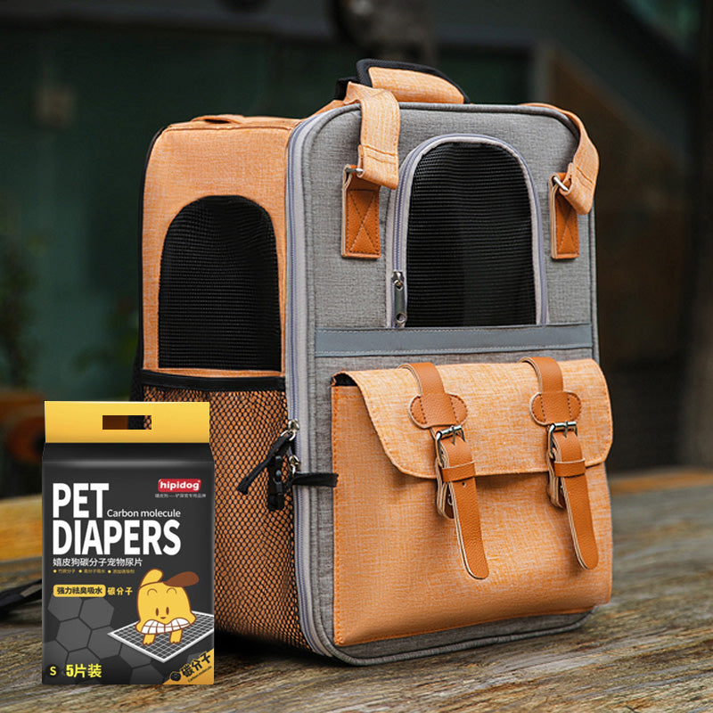 Cat Backpack Carrier – Portable Pet Backpack for Cats & Small Dogs Travel Bag