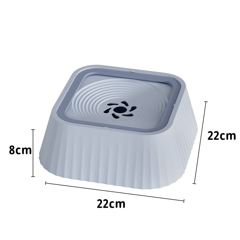 No Spill Floating Pet Water Bowl – Anti Splash Dog & Cat Drinking Bowl (Dry Mouth Design)