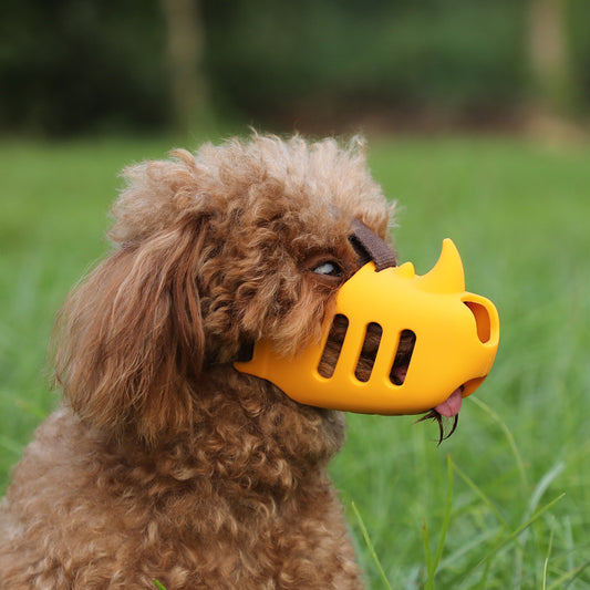 Silicone Dog Muzzle Anti Bite | Adjustable Breathable Muzzle for Medium & Large Dogs