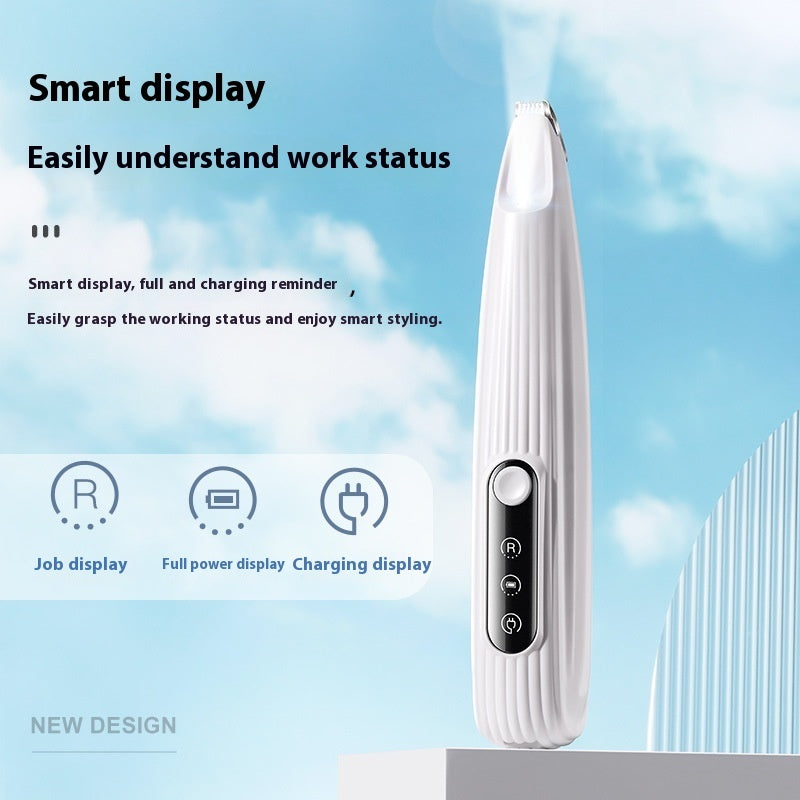 Pet Paw Hair Trimmer with LED Light – Electric Cat & Dog Foot Hair Clipper Grooming Tool
