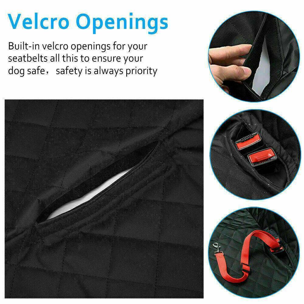 Waterproof Dog Car Seat Cover Hammock – Anti-Slip Pet Back Seat Protector for Cars, SUVs & Trucks