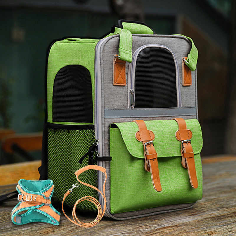 Cat Backpack Carrier – Portable Pet Backpack for Cats & Small Dogs Travel Bag