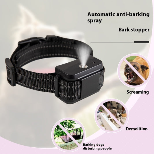 Automatic Bark Stopper Dog Spray Collar – Intelligent Anti Bark Training Collar