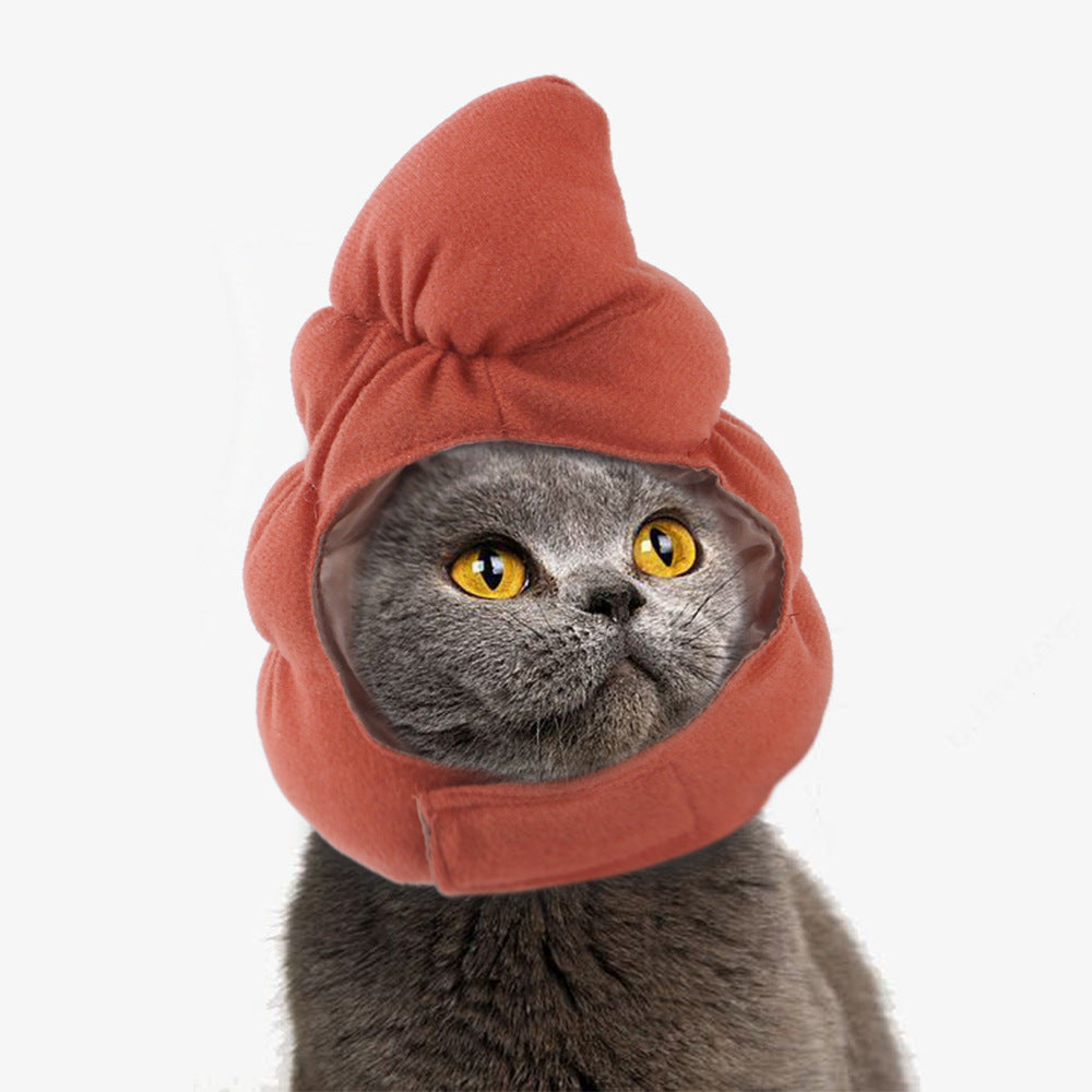 Funny Curly Hair Pet Hat for Cats & Dogs | Cute Wig Costume for Pets