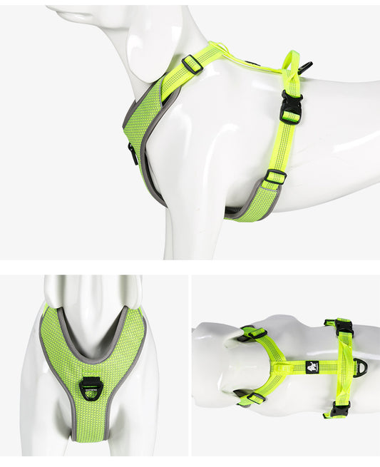Reflective Dog Harness Vest – Explosion-Proof Adjustable Pet Walking Tank Top