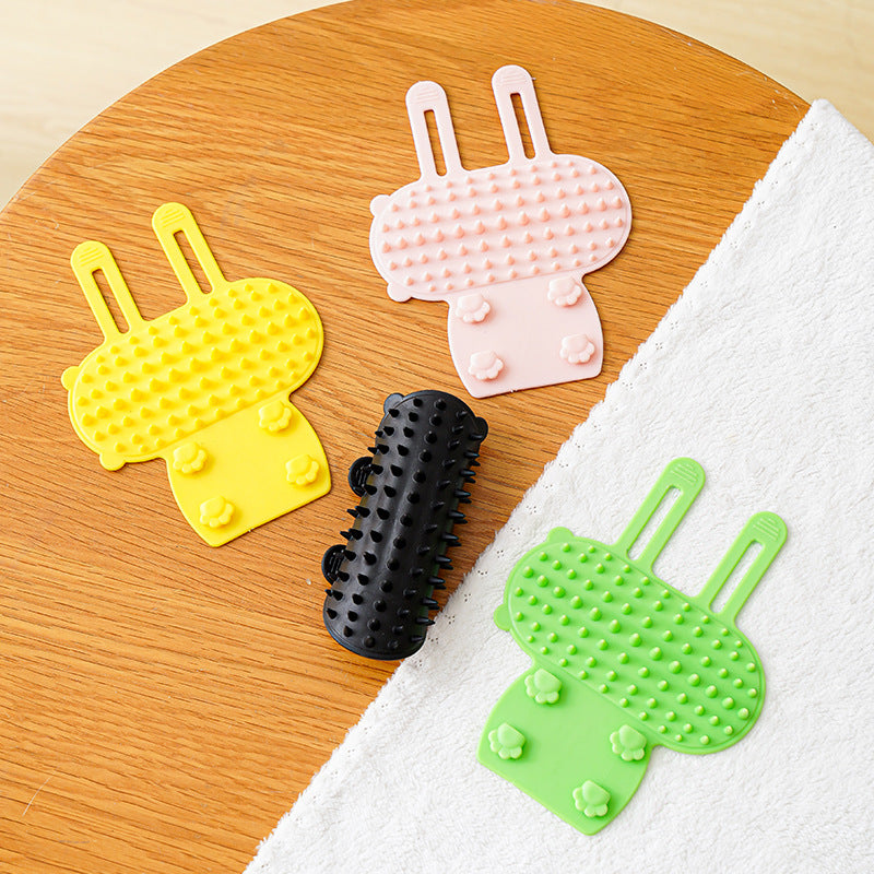 Cat Self Grooming Brush Wall Corner – Hair Removal Massage Scratcher Comb