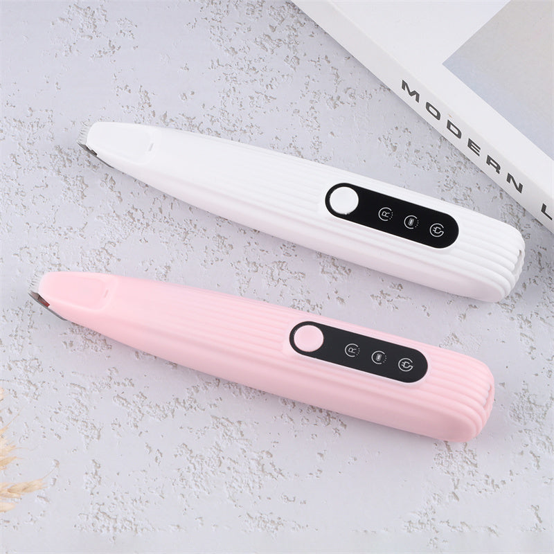 Pet Paw Hair Trimmer with LED Light – Electric Cat & Dog Foot Hair Clipper Grooming Tool