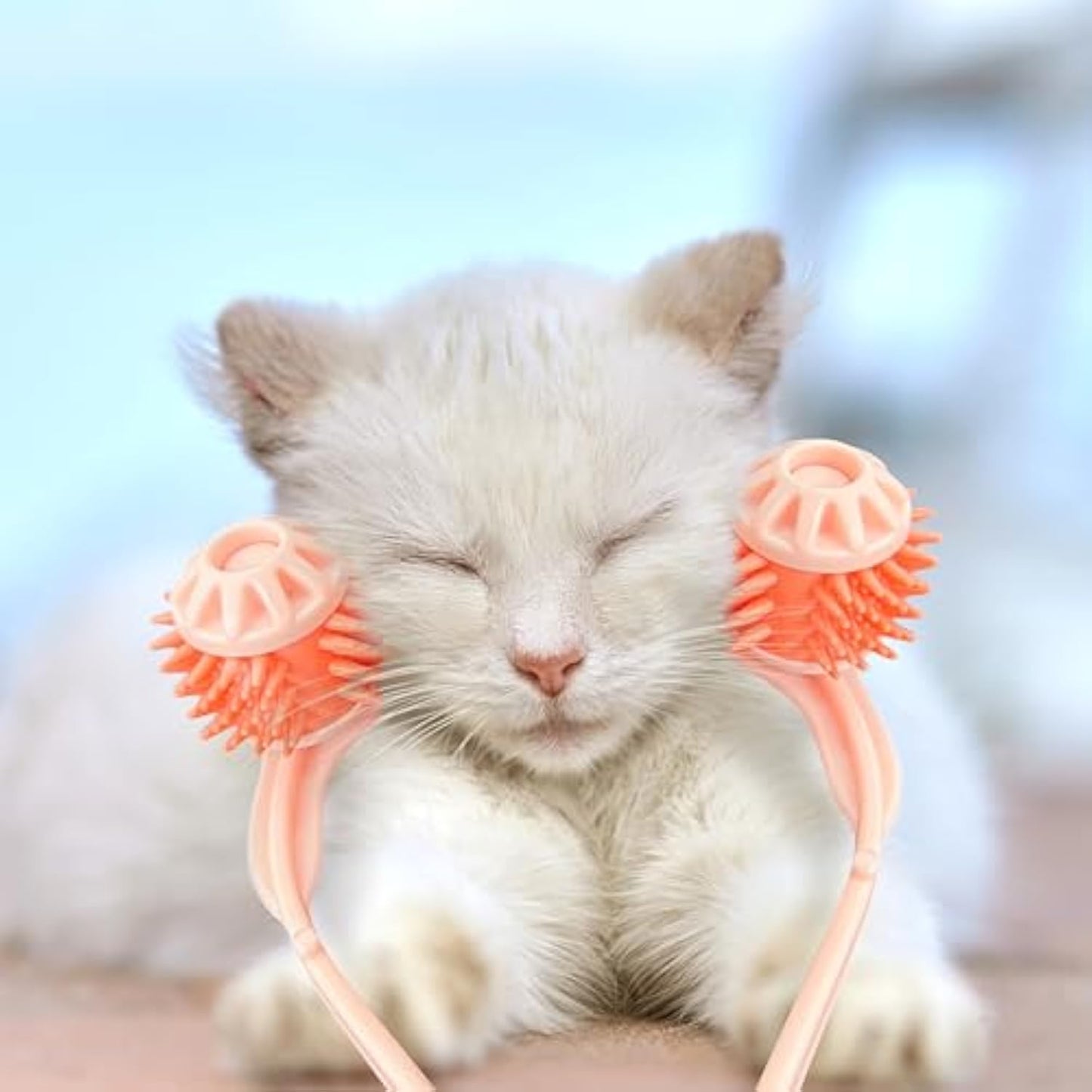 Cat Massager Roller Comb – Pet Grooming Tool for Head & Face Massage