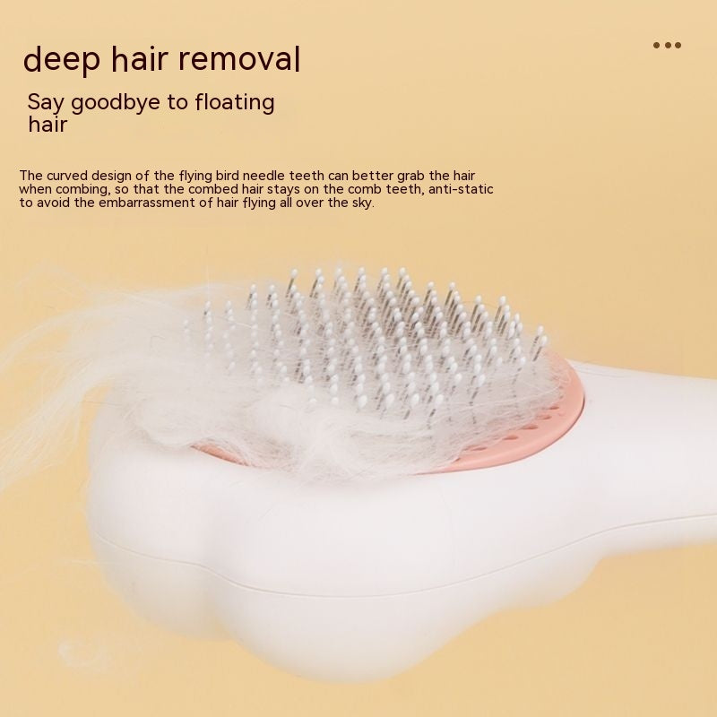 Self Cleaning Pet Grooming Brush | One Click Hair Remover for Dogs & Cats
