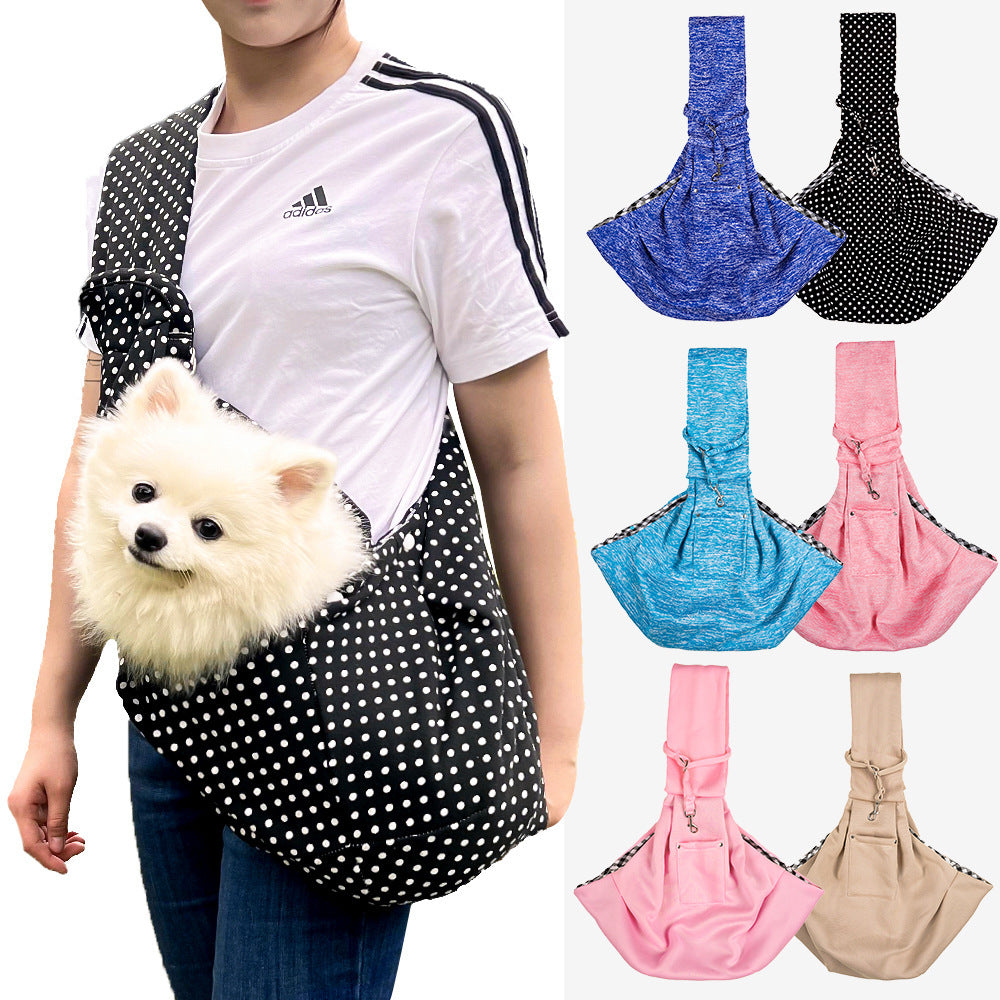 Autumn Winter Pet Carrier Crossbody Bag – Cat & Small Dog Outdoor Travel Shoulder Bag