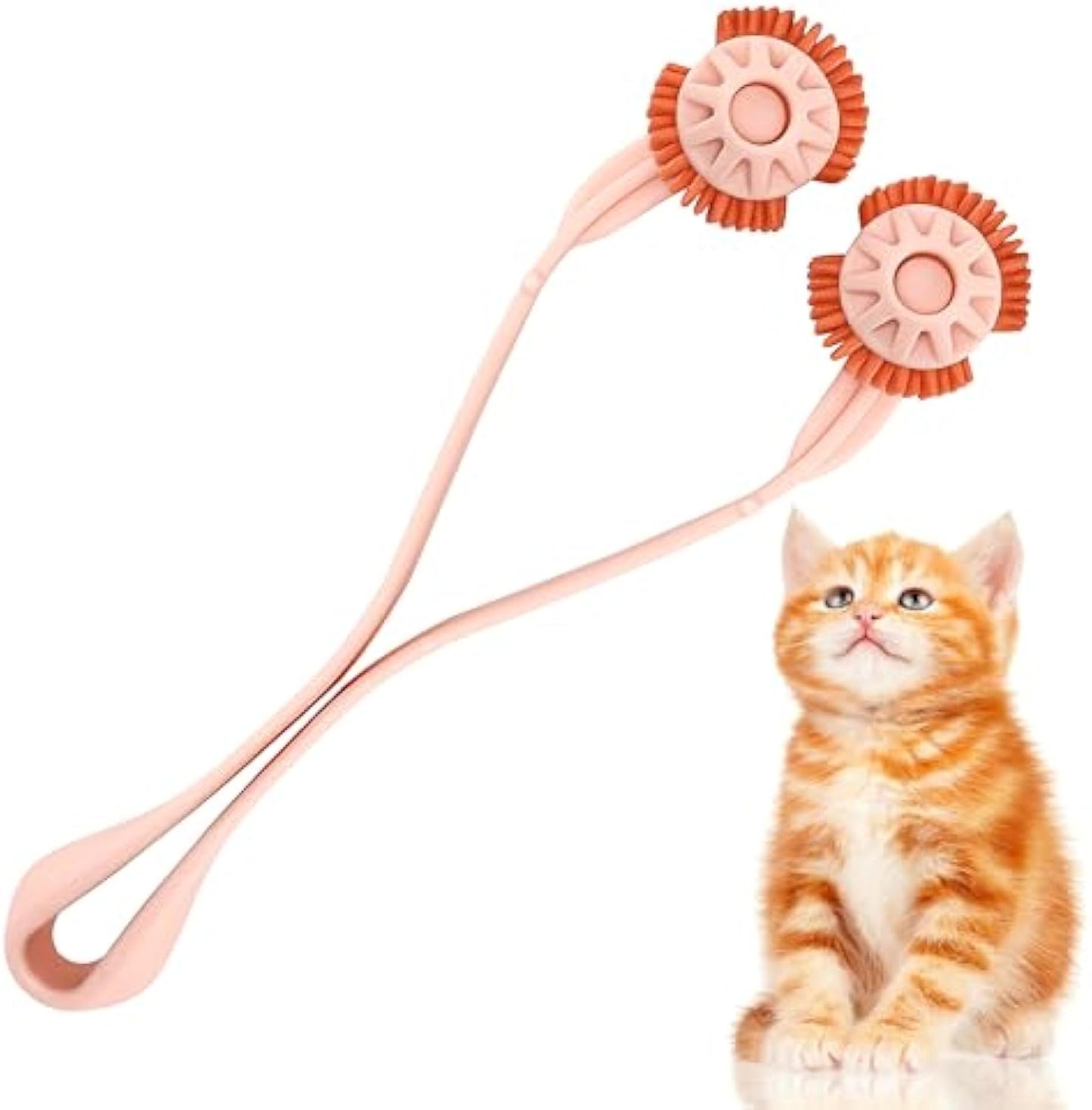 Cat Massager Roller Comb – Pet Grooming Tool for Head & Face Massage