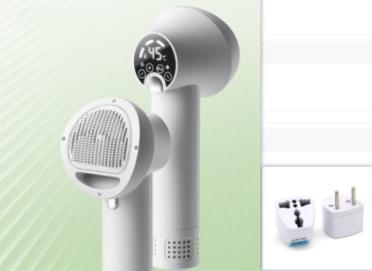 Smart Pet Hair Dryer & Grooming Comb – Silent Dog & Cat Blow Dryer Brush