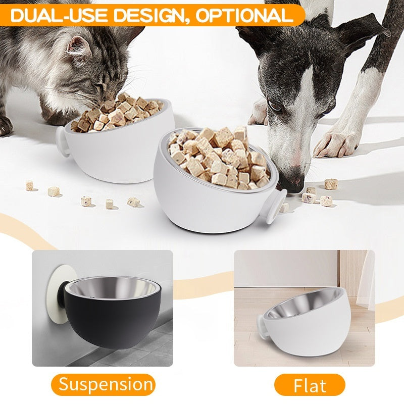 Magnetic Pet Bowl Anti-Slip – Cat & Dog Food Feeder Bowl