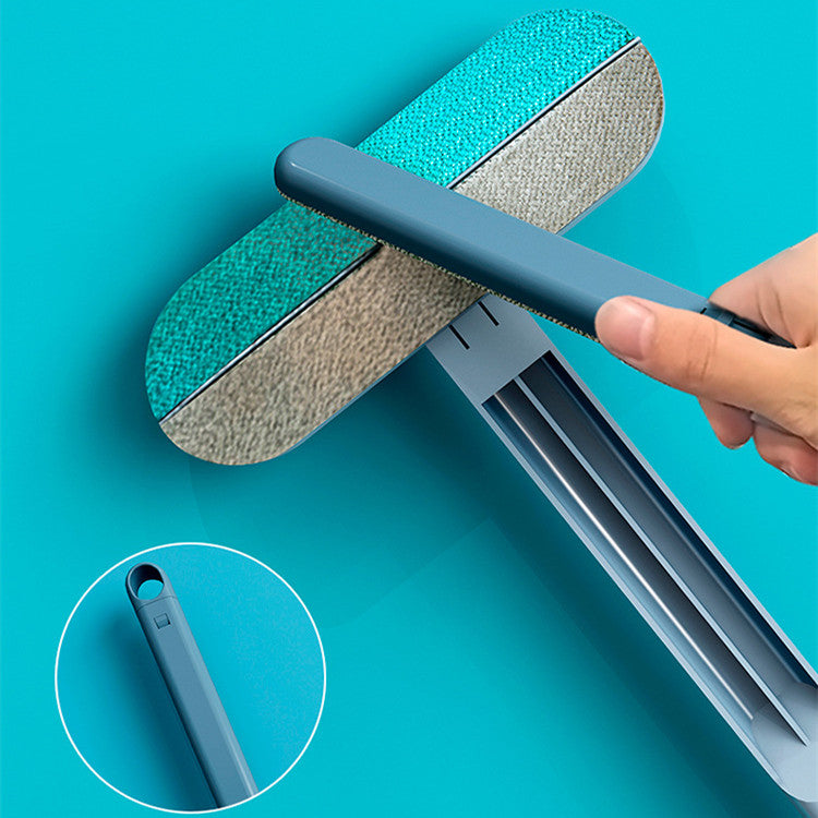 4-in-1 Multifunctional Pet Hair Removal Brush | Dog & Cat Hair Cleaner | Window & Screen Cleaner Gadget